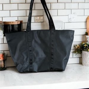 DKNY Vintage Oversized Tote- Fabric Black GUC